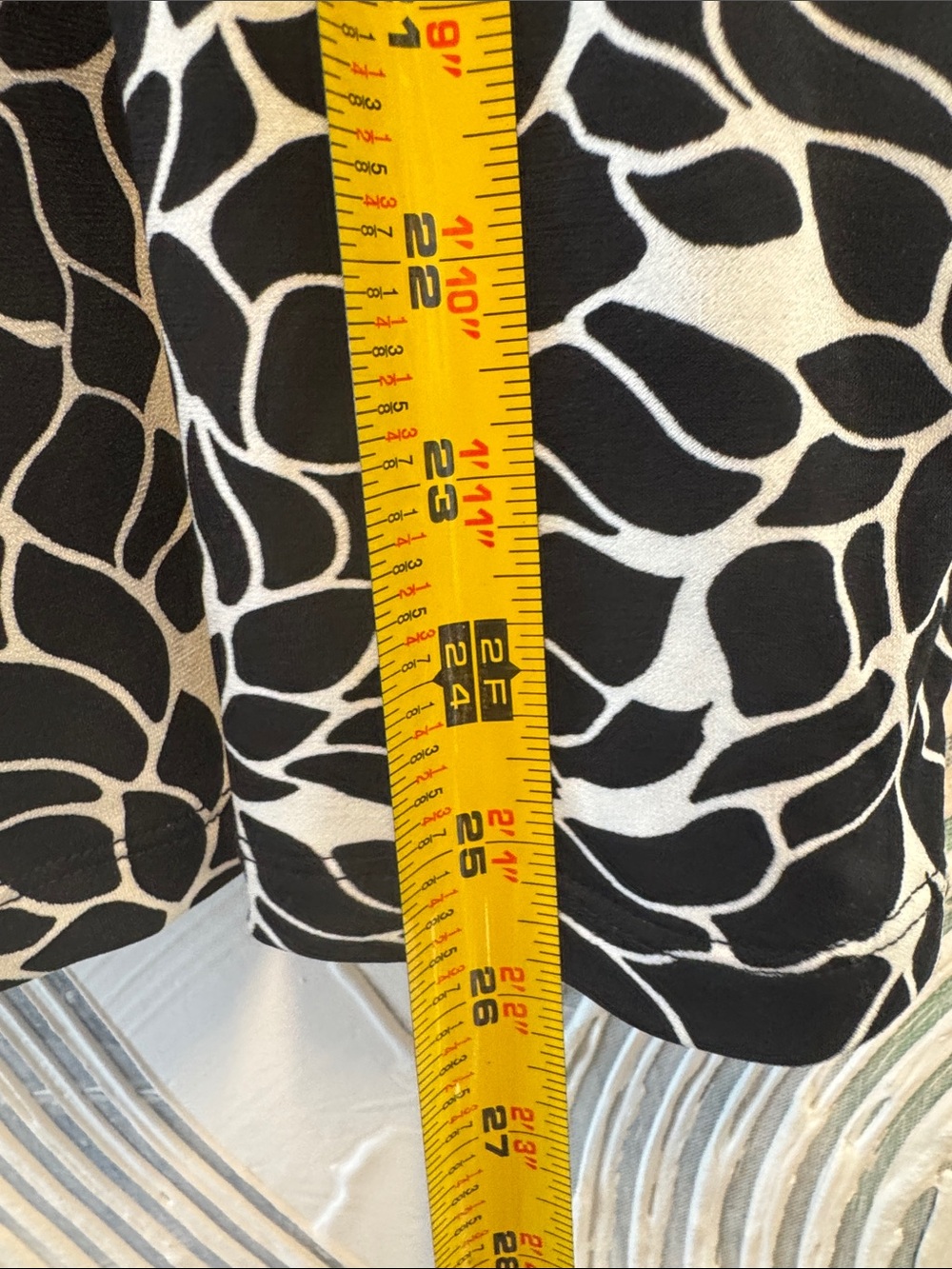 Merona Black and White Floral A-Line Skirt N0508 - Picture 6 of 6